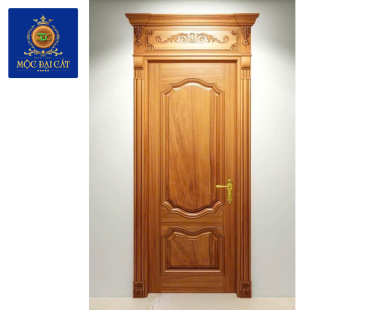 Cửa Gỗ Tự Nhiên Tân Cổ Điển – Sang Trọng & Đẳng Cấp Cho Mọi Không Gian